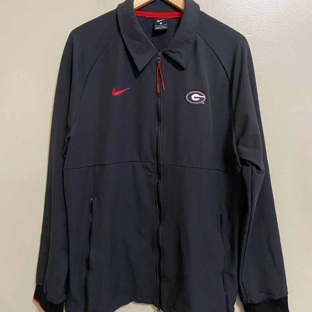 Nike UGA Georgia Bulldogs Football Team Issue On-Field Coach Jacket L CQ5595-010